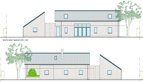 New Build Passive House Elevation
